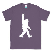 Lavender funny bigfoot rock and roll t shirt for sasquatch believers Classic Tee - artisFamous