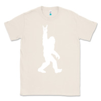 Natural funny bigfoot rock and roll t shirt for sasquatch believers Classic Tee - artisFamous