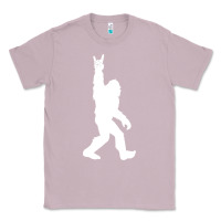 Lilac funny bigfoot rock and roll t shirt for sasquatch believers Classic Tee - artisFamous