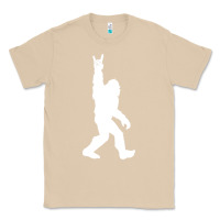 Mushroom funny bigfoot rock and roll t shirt for sasquatch believers Classic Tee - artisFamous