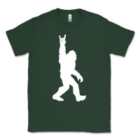 Sports Green funny bigfoot rock and roll t shirt for sasquatch believers Classic Tee - artisFamous