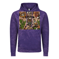 Cloud Purple western rodeo Vintage Hoodie - AdoDesignShop