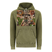 Vintage Olive western rodeo Vintage Hoodie - AdoDesignShop