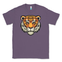 Lavender tiger vector face Classic Tee - artisFamous