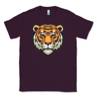 Plum tiger vector face Classic Tee - artisFamous