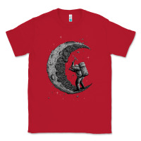 Red digging the moon Classic Tee - artisFamous
