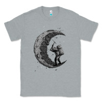 Heather Grey digging the moon Classic Tee - artisFamous