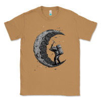 Toasted Coconut digging the moon Classic Tee - artisFamous
