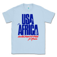 Dusty Blue USA Classic Tee - artisFamous