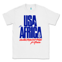 White USA Classic Tee - artisFamous