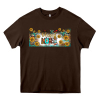 Chocolate Brown blessed nurse libbey glass Heavy Core Tee - BundleAndBundleShop