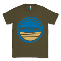 Army Green Barton Community College Classic Tee - artisFamous
