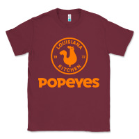 Burgundy Resto Popeyes Art Classic Tee - artisFamous