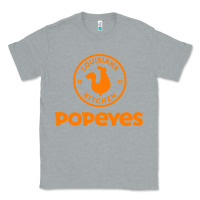 Heather Grey Resto Popeyes Art Classic Tee - artisFamous