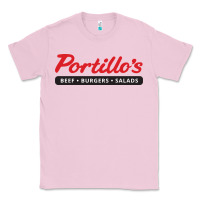 Bubblegum Pink Resto Portillo's Classic Tee - artisFamous