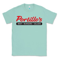 Seafoam Resto Portillo's Classic Tee - artisFamous