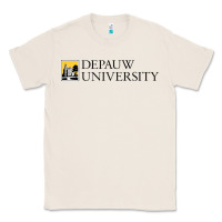 Natural Depauw College Classic Tee - artisFamous