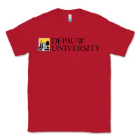 Red Depauw College Classic Tee - artisFamous