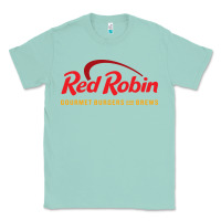 Seafoam Resto Red Robin Classic Tee - artisFamous