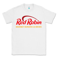 White Resto Red Robin Classic Tee - artisFamous