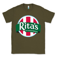 Army Green Rita's Italian Cafe Classic Tee - artisFamous