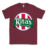 Burgundy Rita's Italian Cafe Classic Tee - artisFamous