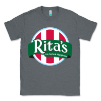 Charcoal Heather Rita's Italian Cafe Classic Tee - artisFamous