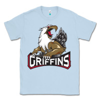 Dusty Blue The Griffins, Grand Rapids Classic Tee - artisFamous