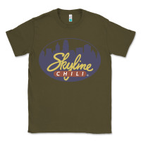 Army Green Skyline Chili Resto Classic Tee - artisFamous