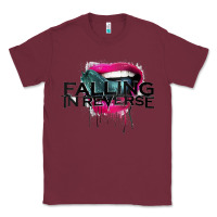 Burgundy falling in reverse ban drock Classic Tee - artisFamous