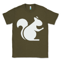 Army Green squirrel Classic Tee - artisFamous