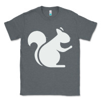 Charcoal Heather squirrel Classic Tee - artisFamous
