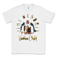 White jimi hendrix Classic Tee - artisFamous