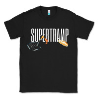 Black supertramp Classic Tee - artisFamous