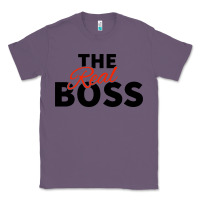 Lavender the real boss matching couple Classic Tee - artisFamous