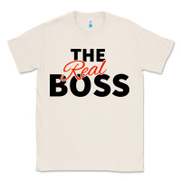 Natural the real boss matching couple Classic Tee - artisFamous