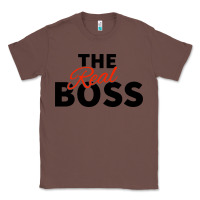 Chestnut the real boss matching couple Classic Tee - artisFamous