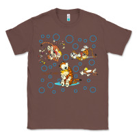 Chestnut calvin and hobbes Classic Tee - artisFamous