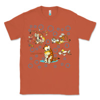 Copper calvin and hobbes Classic Tee - artisFamous