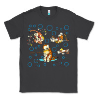 Smoke calvin and hobbes Classic Tee - artisFamous