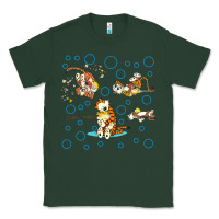 Sports Green calvin and hobbes Classic Tee - artisFamous