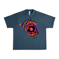 Midnight Navy tie dye patch Urban Heavy Tee - RanaPortraitStore