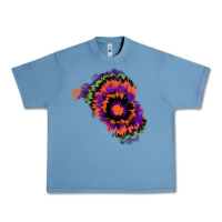 Pebble Blue tie dye patch Urban Heavy Tee - RanaPortraitStore