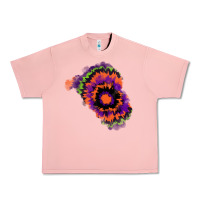 Salmon tie dye patch Urban Heavy Tee - RanaPortraitStore