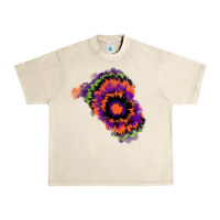 Sandshell tie dye patch Urban Heavy Tee - RanaPortraitStore