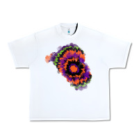 White tie dye patch Urban Heavy Tee - RanaPortraitStore