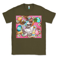 Army Green Easter Bunny And Egg With Leopard Pattern Tumbler Classic Tee - BundleAndBundleShop