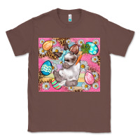 Chestnut Easter Bunny And Egg With Leopard Pattern Tumbler Classic Tee - BundleAndBundleShop