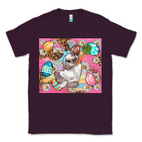 Plum Easter Bunny And Egg With Leopard Pattern Tumbler Classic Tee - BundleAndBundleShop