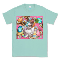 Seafoam Easter Bunny And Egg With Leopard Pattern Tumbler Classic Tee - BundleAndBundleShop